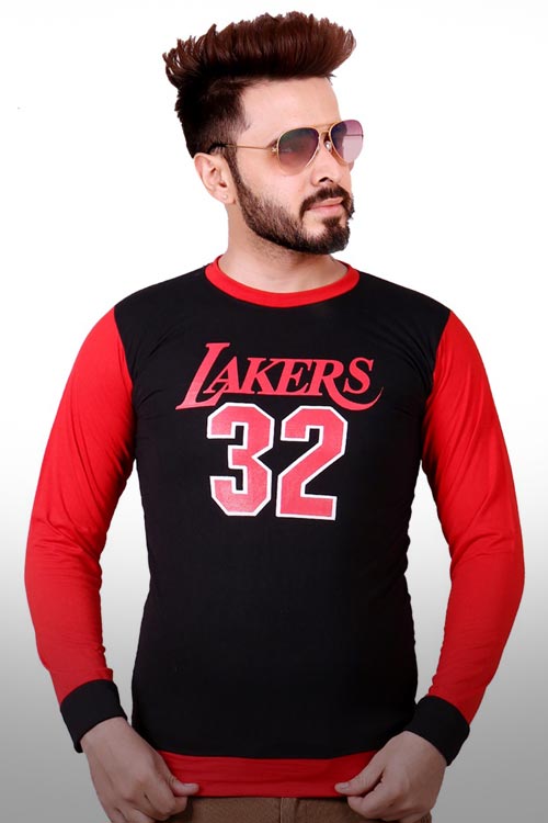 Graphic Print Round Neck T-Shirt