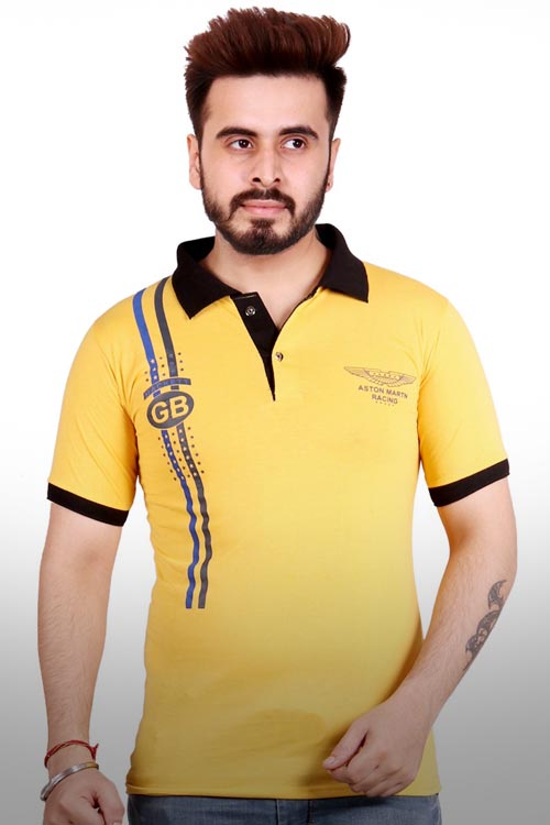 Printed Polo T-Shirt