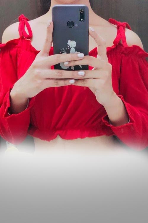 Elasticated Cold Shoulder Strappy Crop Top